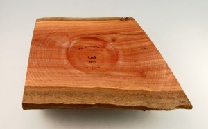 Red Eucalyptus Log Bowl